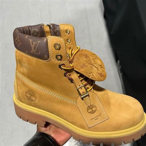 timberlands x lv|Timberland wheelwright boot.